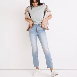 Madewell * The Tall Perfect Vintage Jean in Coney Wash: Destroyed Edition